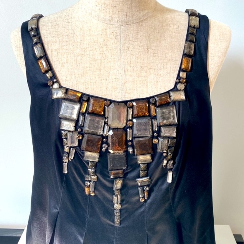 Amazing Ted Baker Jeweled Silk Top! - Picture 6 of 9